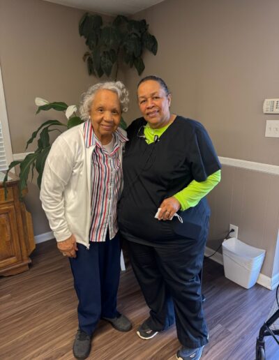 Dr. Gill in Huntsville, AL with her patient who is 103